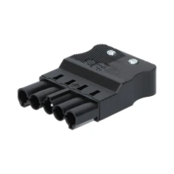 Connector voor insteekbare gebouwinstallatie Accessoires Stekerbaar QNEQT QNEQT STEKERDEEL 5P MALE  ZW. 105.PM15