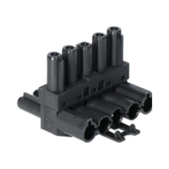Compacte verdeler voor insteekbare gebouwinstallatie Accessoires Stekerbaar QNEQT QNEQT 5-POLIGE T-SPLITTER 101.S5