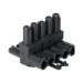 Compacte verdeler voor insteekbare gebouwinstallatie Accessoires Stekerbaar QNEQT QNEQT 5-POLIGE T-SPLITTER 101.S5