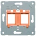 Onderdeel/centraalplaat communicatie-schakelmateriaal Basiselementen PEHA DRAAGFRAME VOOR 1OF2 MODULAR JACK AANSL.ORANJE 742111