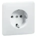 Wandcontactdoos STANDARD Peha wcd inbouw 1-voud. insteek,ra,kinderbeveiliging levend wit 790521