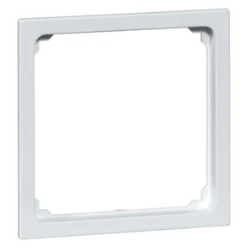 Aura centraalplaat genormd gat 50x50, levend wit