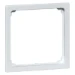 Overgangsafdekplaat schakelmateriaal AURA Peha Centraalplaat met rechthoekig genormd gat 50 x 50 mm voor aansluitdozen van Ackermann,Panduit, Reichle De Massari, Molex,Telesafe etc. 00117211
