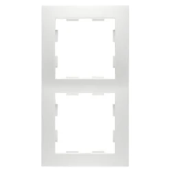Afdekraam schakelmateriaal BADORA PEHA BADORA LEVEND WIT 2 VOUDIG AFDEKRAAM 00318931