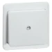 Leidinginvoerhulpstuk STANDARD Peha centr.pl. met draagframe voor snoeraansl. met trekontl. wit 144811
