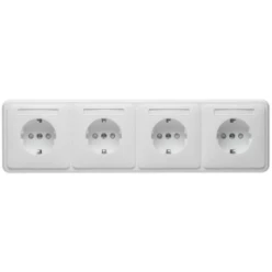 Socketline flex-apparaatcombinatie,STANDARD Basis wit