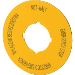Noodstopschild M22-XBK15