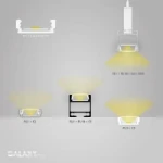 Mechanische toebehoren/onderdelen voor verlichtingsarmaturen Tronix Lighting Opbouw