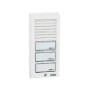 Deurstation deurcommunicatie Intercom buitenpost Atea AB193 DEURLUIDSP. ALU W 3 KNOP OPB 01295137