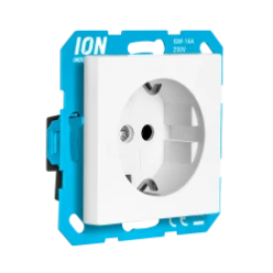 ION INDUSTRIES Wandcontactdoos Wandcontactdoos RA V1/J1 Alpin Wit
