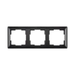 Afdekraam schakelmateriaal ION INDUSTRIES Afdekraam 3-voudig J1 Mat Zwart