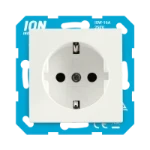 Wandcontactdoos ION INDUSTRIES Wandcontactdoos RA V1/J1 Mat Alpin