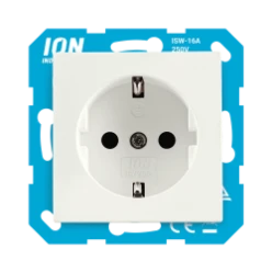 ION INDUSTRIES Wandcontactdoos Wandcontactdoos RA V1/J1 Mat Alpin