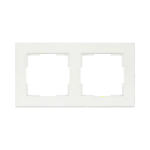 Afdekraam schakelmateriaal ION INDUSTRIES Afdekraam 2-voudig V1 Mat Alpin Wit