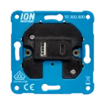 Onderdeel/centraalplaat communicatie-schakelmateriaal ION INDUSTRIES Aansluitdoos Charger USB A + USB C