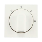 Afdekraam schakelmateriaal ION INDUSTRIES Centraalplaat met Draaiknop 3-stand