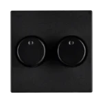 Afdekraam schakelmateriaal ION INDUSTRIES Centraalplaat Dimmerknop Duo V1/J1