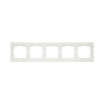 Afdekraam schakelmateriaal ION INDUSTRIES Afdekraam 5-voudig V1 Mat Alpin Wit
