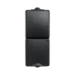 Schakelaar/wandcontactdoos combinatie Opbouw Combinatie Horizontaal Wandc ION INDUSTRIES De Opbouw IP55 Combinatie Wandcontactdoos en Wisselschakelaar maakt het buitenleven een stuk handiger! Met een eenvoudige installatie heb je alles in één: een enkelpo