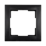 Afdekraam schakelmateriaal ION INDUSTRIES Afdekraam 1-voudig E1 Mat Zwart