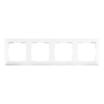 Afdekraam schakelmateriaal ION INDUSTRIES Afdekraam 4-voudig J1 Alpin Wit