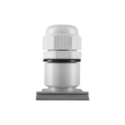 Invoerstuk M20 met Wartel doorlaat 7-12 mm Grijs