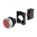 Drukknop frontelement RMQ M22 Eaton Drukknop, vlak, veerretour, 1 nc, rood, blisterverpakking 132618