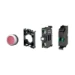 Drukknop frontelement RMQ M22 Eaton Drukknop verlicht, vlak, veerretour, 1 no, rood, blisterverpakking 132605