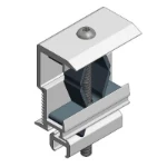 Fotovoltage - verbindings- en bevestigingselementen Van der Valk Solar Systems End clamp