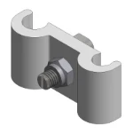 Fotovoltage - verbindings- en bevestigingselementen Van der Valk Solar Systems Alu hanger bolt clamp + hammerhead