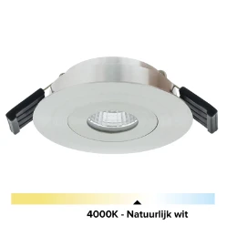 Downlight/spot/schijnwerper Compact inbouw LUMIKO SIENA FIX LEDSPOT MET EEN 3,3W COB LED IN 4000K 863728