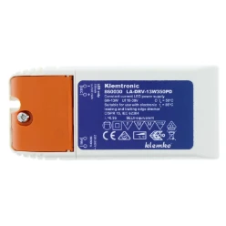 LED driver Leddriver constante stroom, Fase di KLEMKO KLEMTRONIC PRIMAIR DIMBARE LEDDRIVER 350MA, 6-13W 860030
