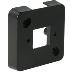 ME25 Montageplaat zwart (RAL 9005)
