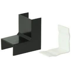 IE 25 Binnenhoekstuk zwart (RAL 9005)