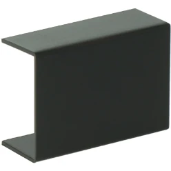 E25 Eindstuk zwart (RAL 9005)