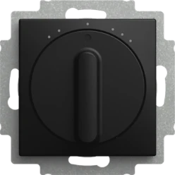 ventilatorschak 1P cpl 3-standen SI-B-matzwart