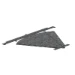 Bocht/hoekstuk kabelgoot P31+ Legrand P31+ FP Instelbaar hoekstuk 0-60° B600 H60 HR - Vlak hulpstuk - Bevestigen met 6x bev.mat. M6x12mm, ref.nr.CM350401. 8201060