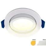 Downlight/spot/schijnwerper EcoDim 2700K, Rond, Wit