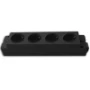 Contactdooscombinatie Evoline contactblokken EVOline EVOLINE EXPRESS 910 4X WCD ZW. WAGO 1591 0400 0200