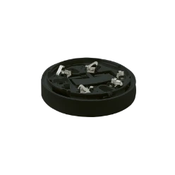 Meldersokkel verhoogd tbv geadresseerde melder, zwart