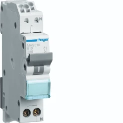 Installatieautomaat 1p+N 10 A B-karakteristiek 4,5 kA, quickconnect