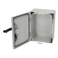 Wandkast, IP66, outdoor, klasse II, polycarbonaat, HxBxD=400x300x210mm