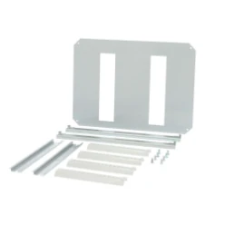 DIN-rail set, 2x 11TE, voor CP kast HxB=400x300mm