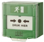 Niet automatische melder voor gevaardetectiesysteem Maasland Groep Handmelders