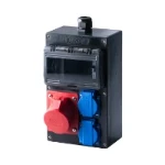 CEE-contactdoos combinatie (IEC 60309) Keraf DOMINO103