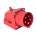 CEE-toestelcontactstop toestelcontactdoos CEE PCE CEE opbouw tcd 32A 5p 400V 6h rood-rood IP44 toestelcontactdoos 127086