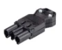 Connector voor insteekbare gebouwinstallatie GST18I3 Wieland KABSTEK M ZW GST18I3 92.932.3053.1
