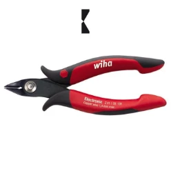 Zijkniptang Tangen Wiha WIHA Zijkniptang Electronic brede, spitse kop zonder facet Z 41 1 03 1 23026818