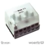Vlakkabeladapter voor insteekbare gebouwinstallatie Vlakband en componenten Woertz WOERTZ 49701P AANSLUITDOOS 5G2,5 49701P