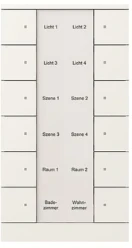 Bedienings sensor KNX - ClimaEco Mat wit 12f